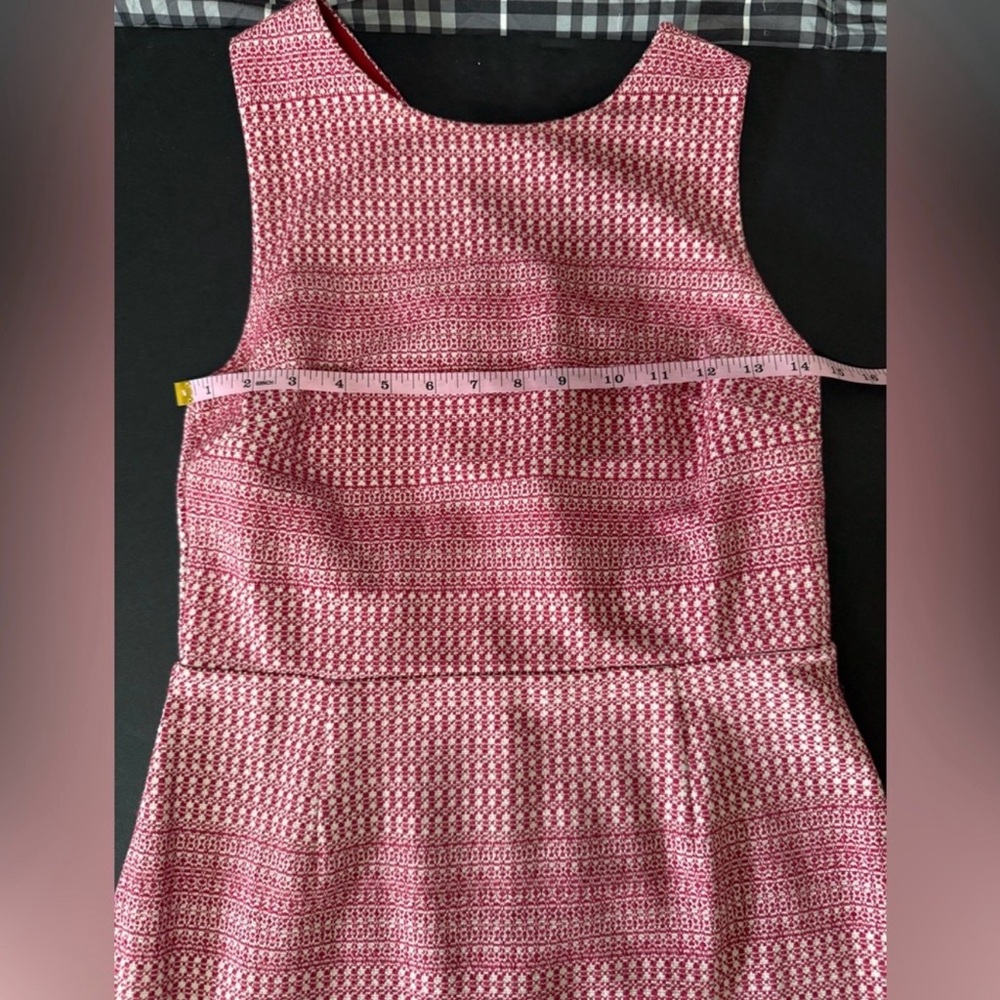 Banana Republic Pink Textured Midi Dress - Picture 3 of 6